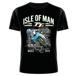 Official Isle of Man TT T-Shirt 2019 vom TT Winner Dean Harrison #5 
